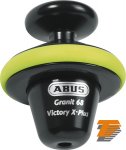 SALE PRICE Abus Granit 68 Victory Yellow Motorcycle Disc Lock 14mm